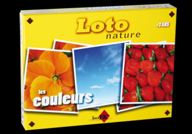 Loto - Les couleurs, un jeu édité par Jeux FK