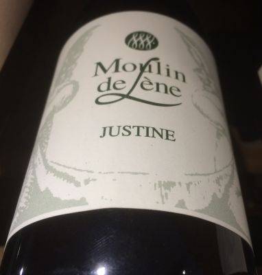 Vin Blanc de L'Hérault IGP Côtes de Thongue Moulin De Lène Justine