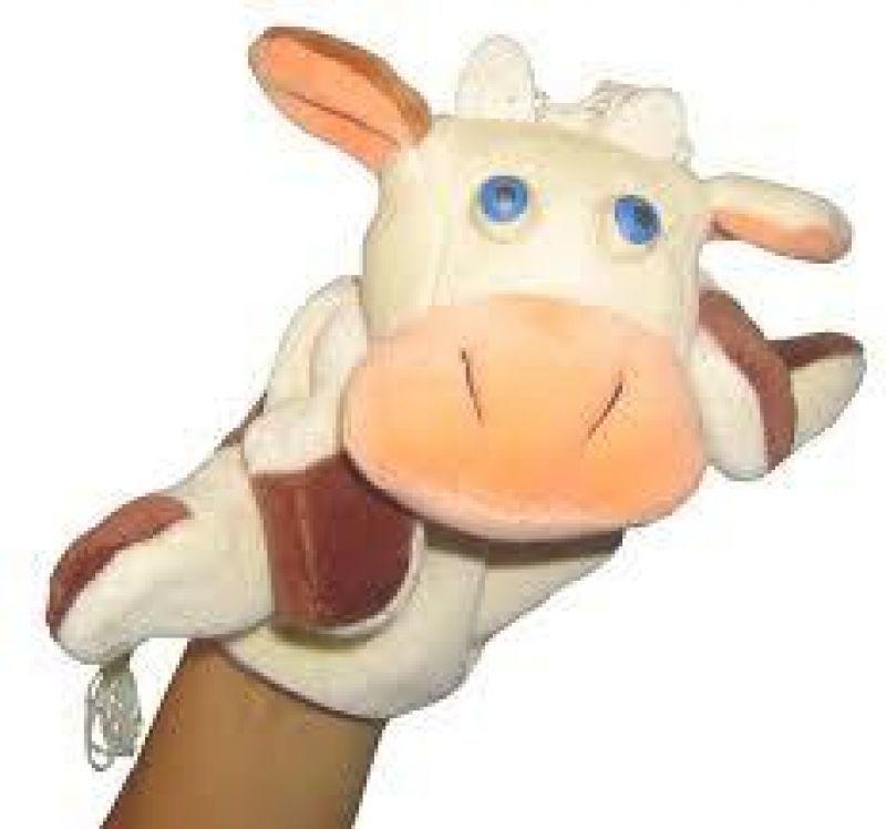 Marionnette à doigts Vache (petite main)