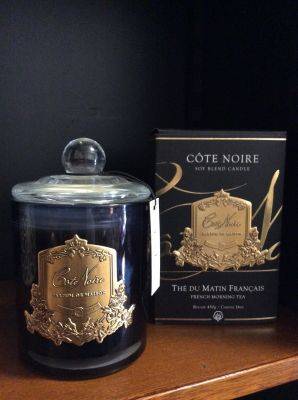 Bougie senteur Noir & doré