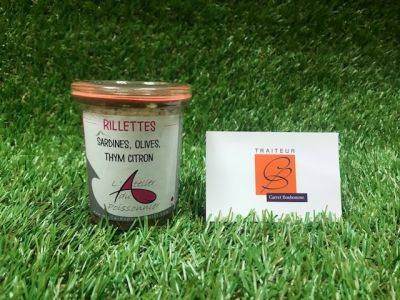Rillettes Sardines, Olives, Thym, Citron