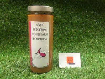 Soupe poissons à l'huile d'olive et au safran 1l