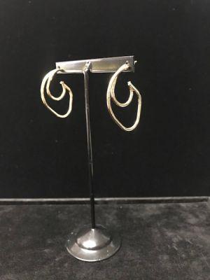 BOUCLE D'OREILLE DORE DOUBLE