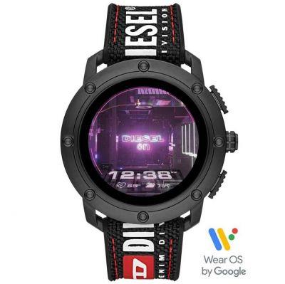 Montre connectée homme bracelet nylon noir Diesel Gen 5 DZT2022