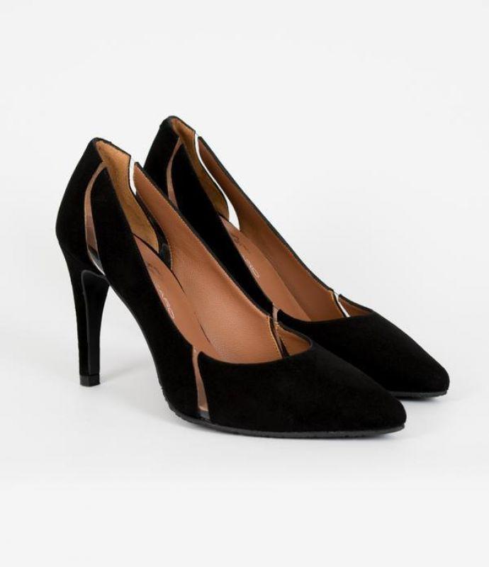 escarpins daim beige