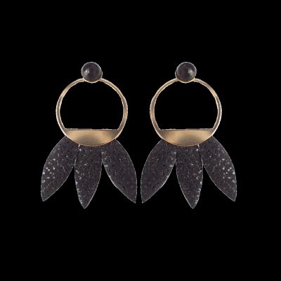 BOUCLES CHERRY DEMISEL NOIR PAILLETE
