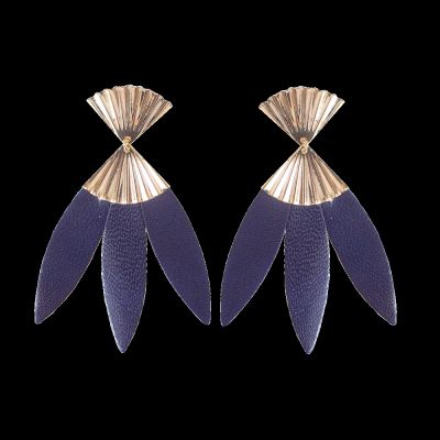 BOUCLES CARMEN DEMISEL BLEU MARINE