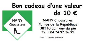 Bon cadeau de 10€