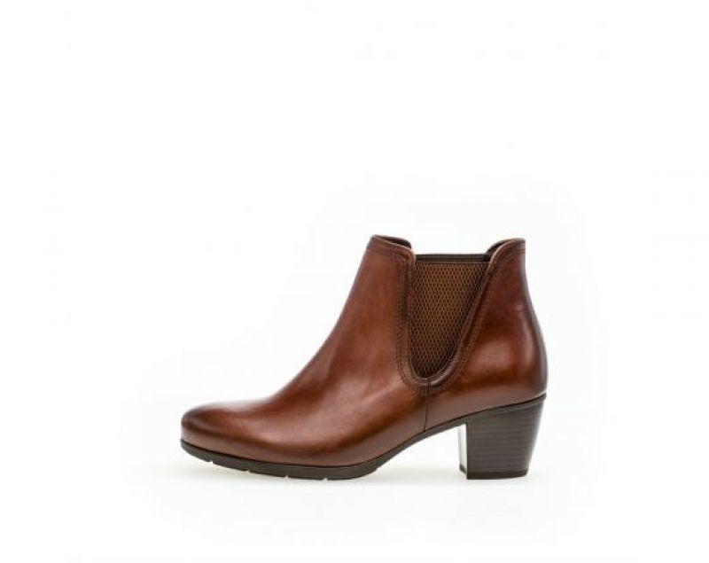 bottines femme cuir marron talon