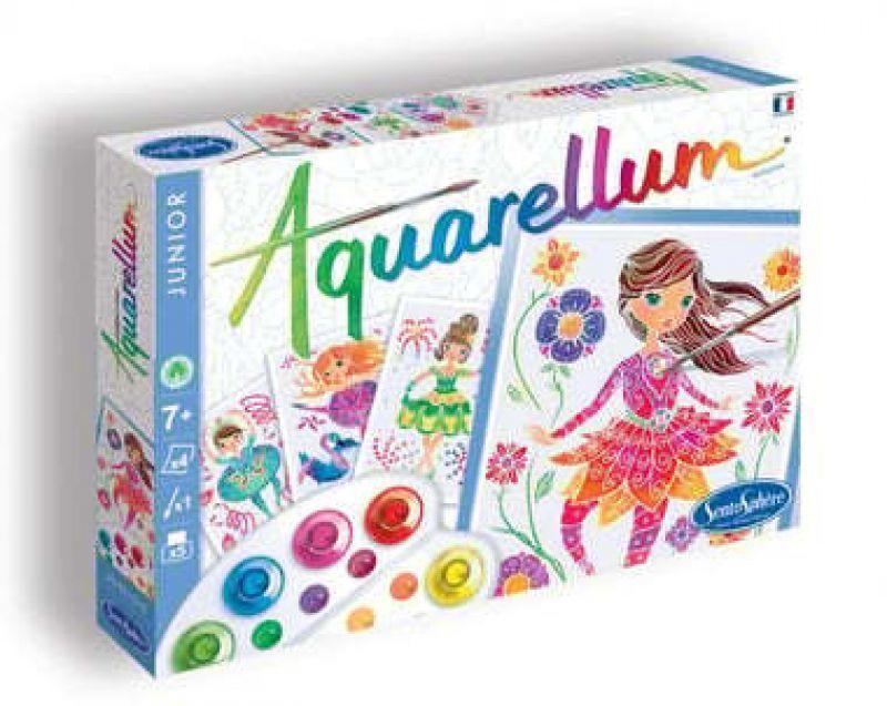 Aquarellum Junior -  Chiots / Danseuses / Licornes / Dinosaures / Cartes postales