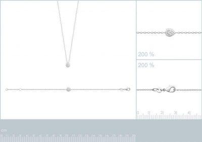 Collier argent 925 mil