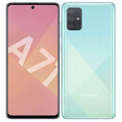 Samsung Galaxy A71 bleu prism