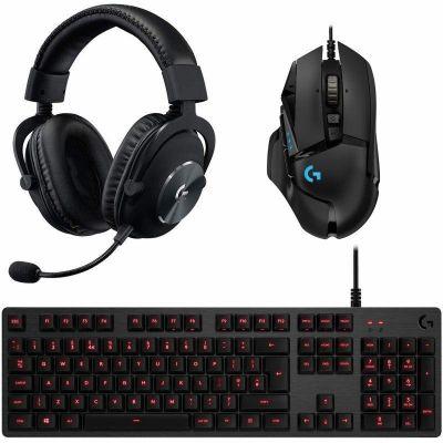 Pack Gaming Logitech - Clavier + Souris + Casque