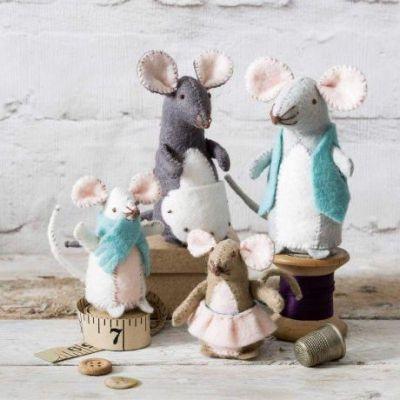 Kit Feutrine La Famille Souris & Cie