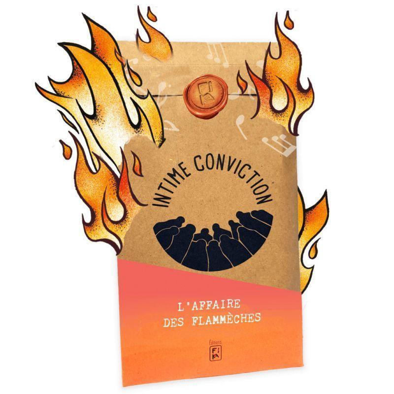 Jeu d'enquête Intime Conviction Affaire des flammèches,