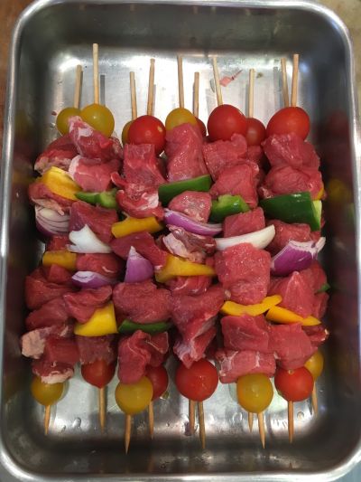 Brochettes bœuf
