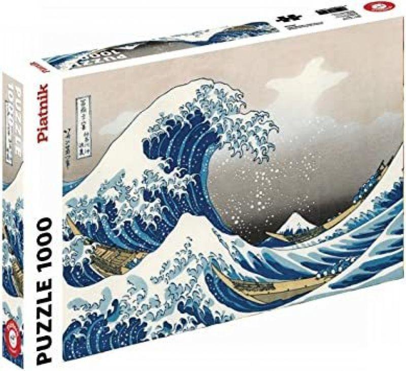 Puzzle 1000 pièces Adulte Hokusai La vague