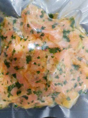 TARTARE DE TRUITE FUME