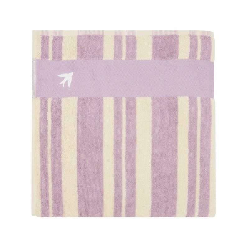 Serviette de bain rayée  (70 x 140 cm)