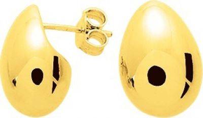 Boucles d'oreilles gouttes plaqué or
