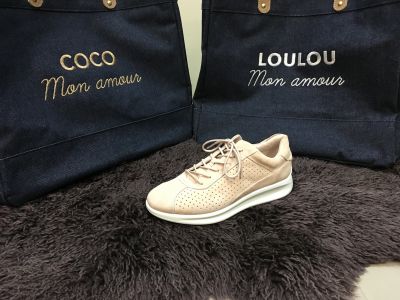 20716305118 Baskets rose nubuck