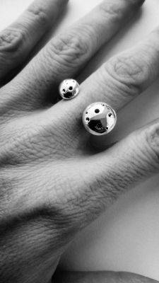 Bague meterorite