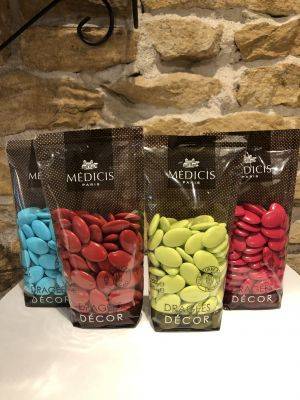 Dragées chocolat noir 70% cacao - 250 grammes