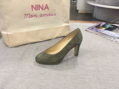 21.270.11 Escarpins kaki nubuck