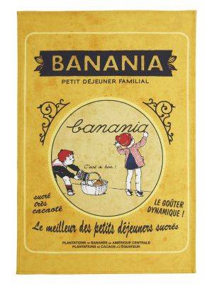 TORCHON DEJEUNER FAMILIAL BANANIA