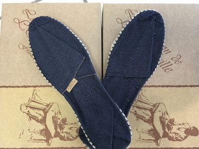 Espadrilles toile bleu jeans