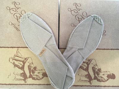 Espadrilles toile beige
