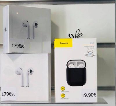 AirPods avec etui de protection à chargement sans fil