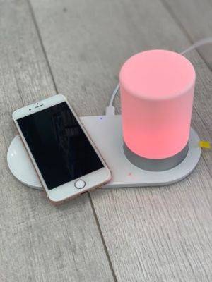 Lampe chargeur à induction Colorblock