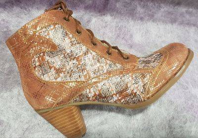 Bottines Femme ALCIZEEO camel