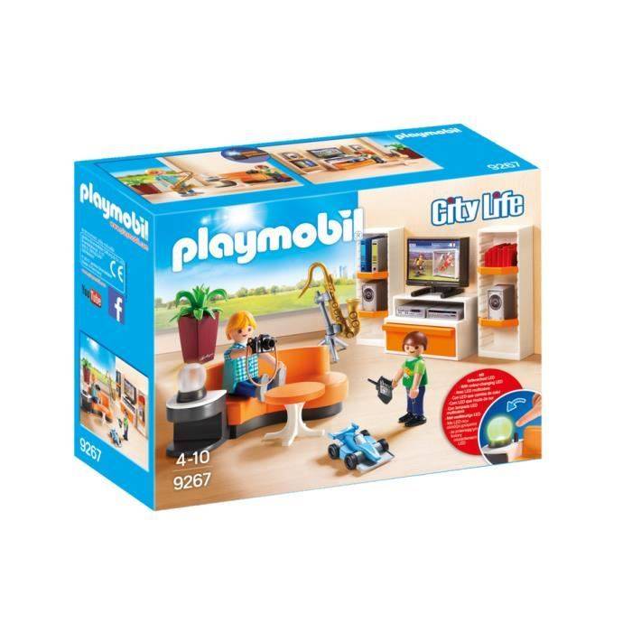 Playmobil Salon équipé de la maison moderne